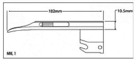 NJ-202动物专用LED常规米勒喉镜