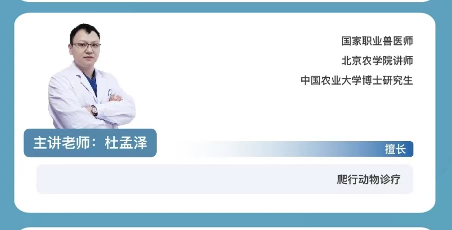 北京巴斯得动物多普勒血流仪助力宠物医师网异宠爬行类实操培训第三天
