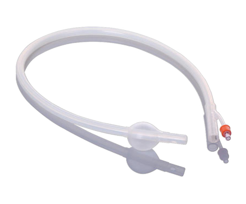 Silicone Flushing Catheter With Balloon