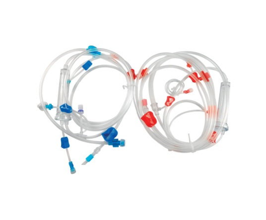 BLOOD TUBING SET FOR HEMODIALYSIS