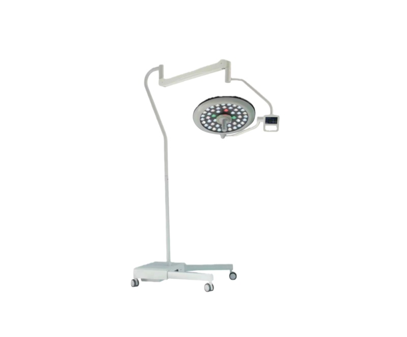 移动立式单头兽用 LED 手术无影灯